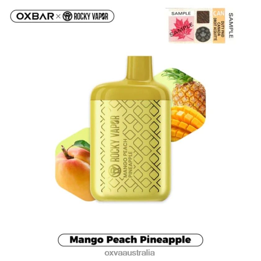 OXVA Australia - MANGO PEACH PINEAPPLE 8425B32 OXVA OXBAR 4500