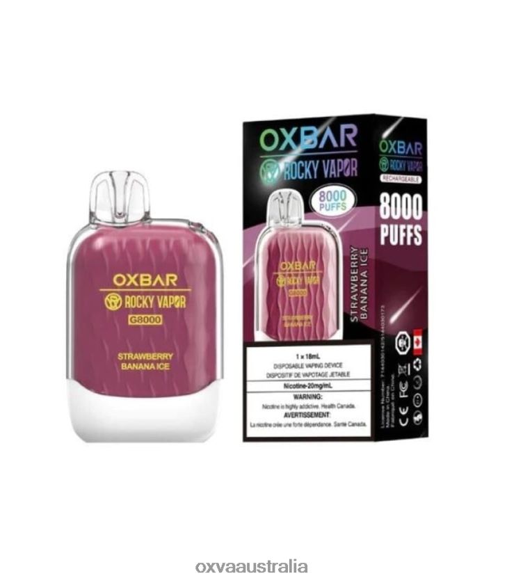 E cigarette OXVA - STRAWBERRY BANANA ICE 8425B41 OXVA OXBAR G8000