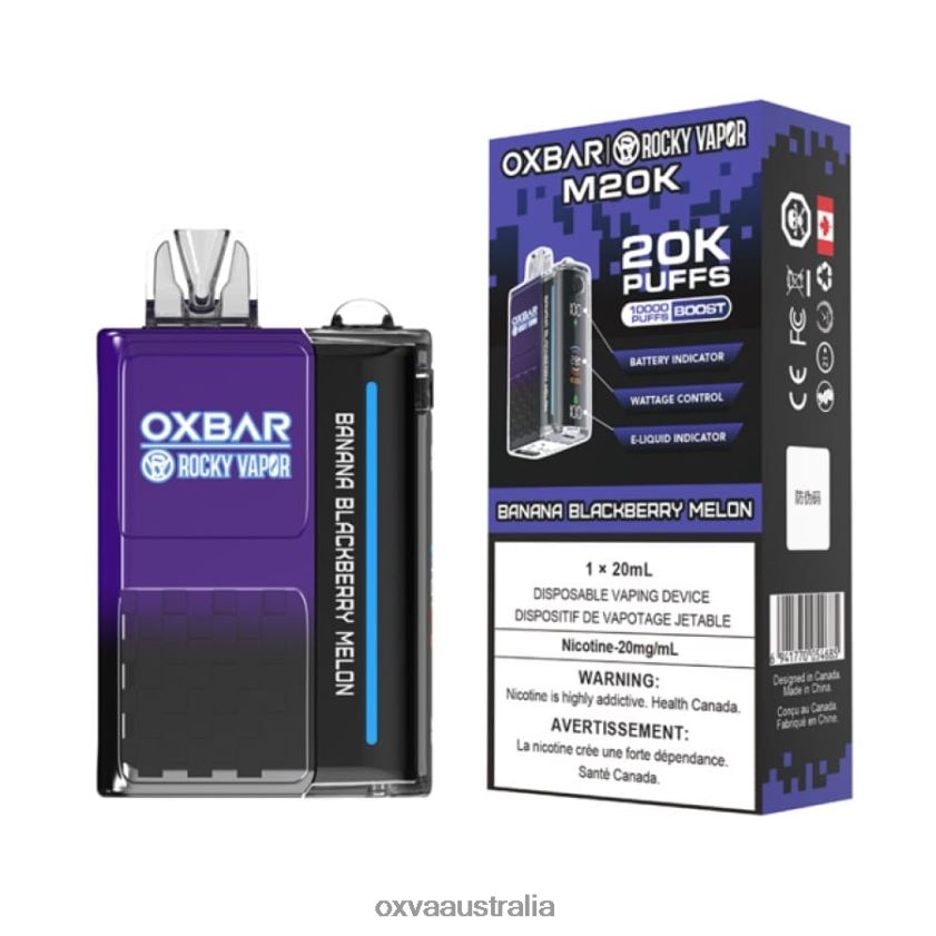 E cigarette OXVA - BANANA BLACKBERRY MELON 8425B1 OXVA OXBAR M20K