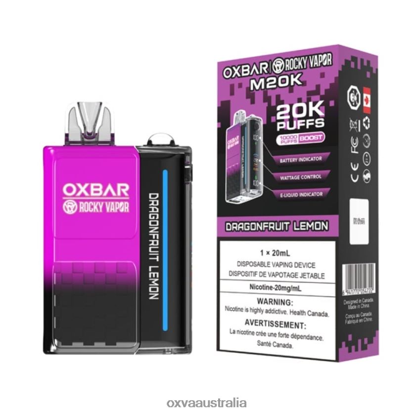 OXVA vape Australia - DRAGONFRUIT LEMON 8425B4 OXVA OXBAR M20K