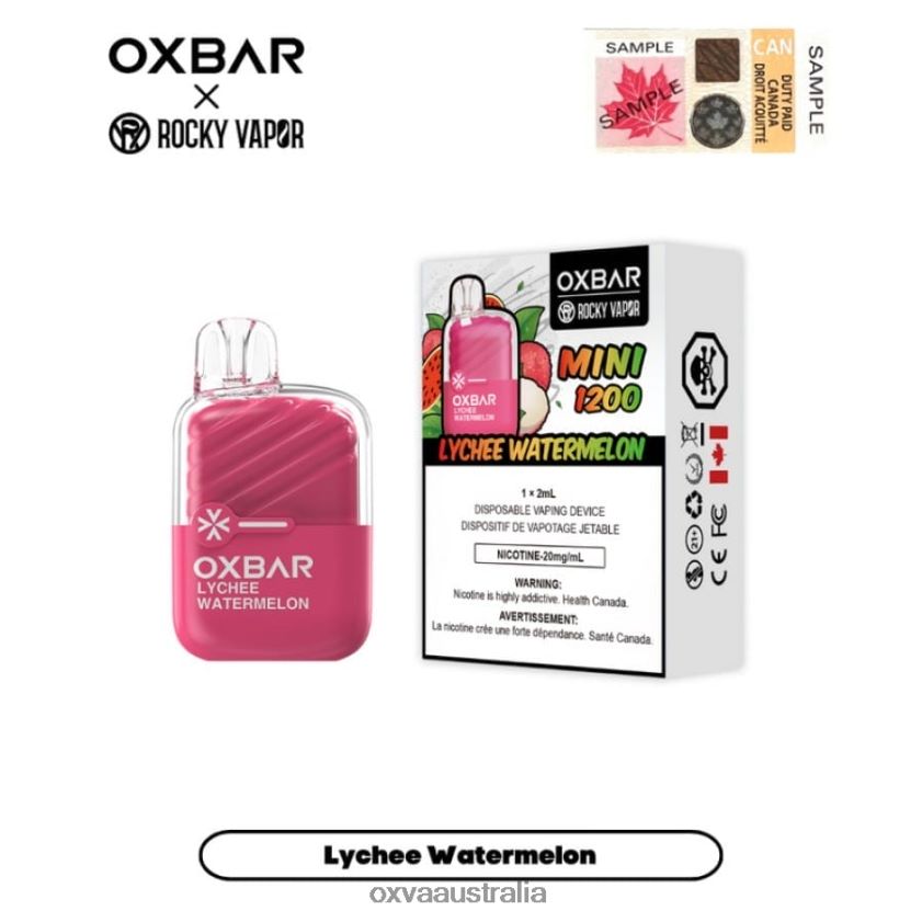 E cigarette OXVA - LYCHEE WATERMELON 8425B21 OXVA OXBAR MINI 1200