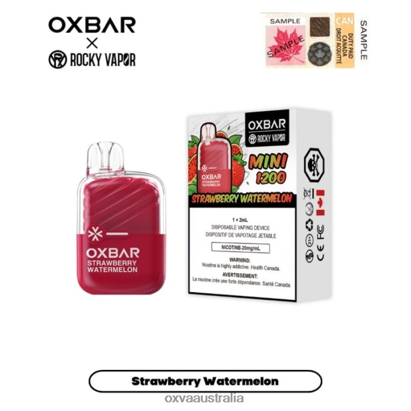 OXVA order - STRAWBERRY WATERMELON 8425B18 OXVA OXBAR MINI 1200