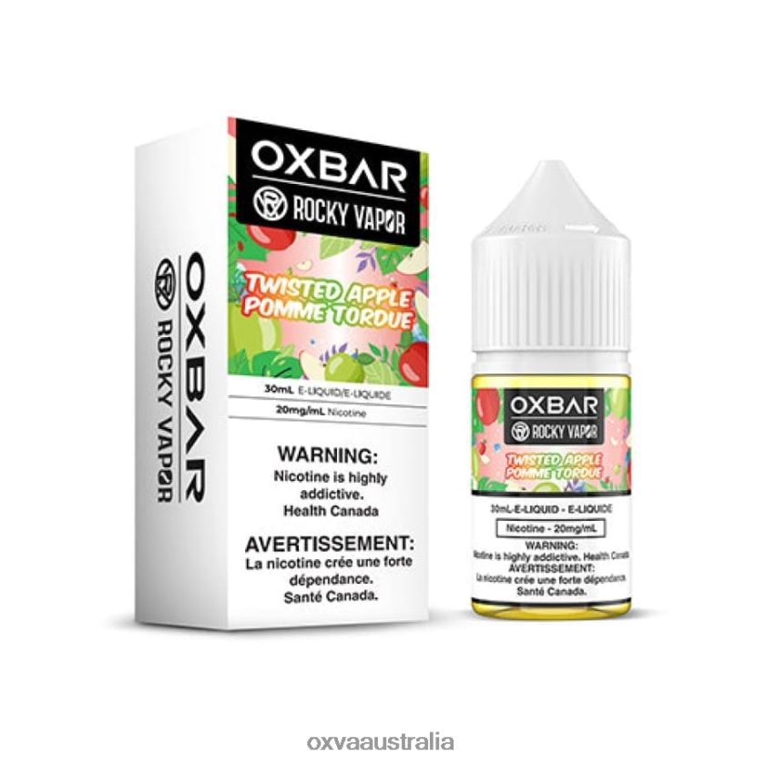 E cigarette OXVA - TWISTED APPLE 8425B51 OXVA OXBAR 30ML SALT NIC