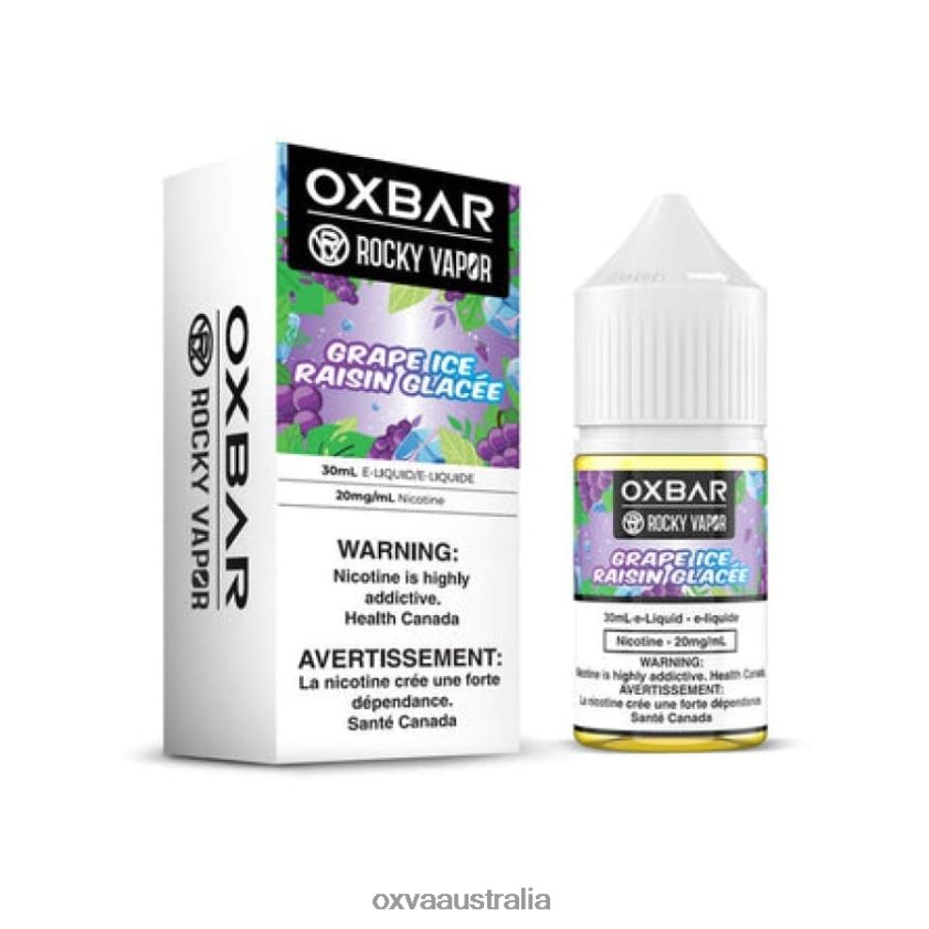 OXVA online store - GRAPE ICE 8425B56 OXVA OXBAR 30ML SALT NIC