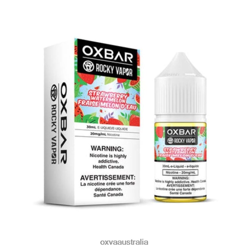 OXVA vape Australia - STRAWBERRY WATERMELON 8425B54 OXVA OXBAR 30ML SALT NIC