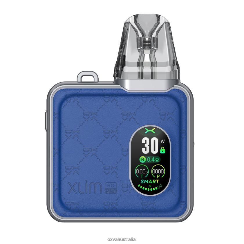 OXVA vape shop - BLUE LEATHER 8425B87 OXVA XLIM SQ PRO KIT