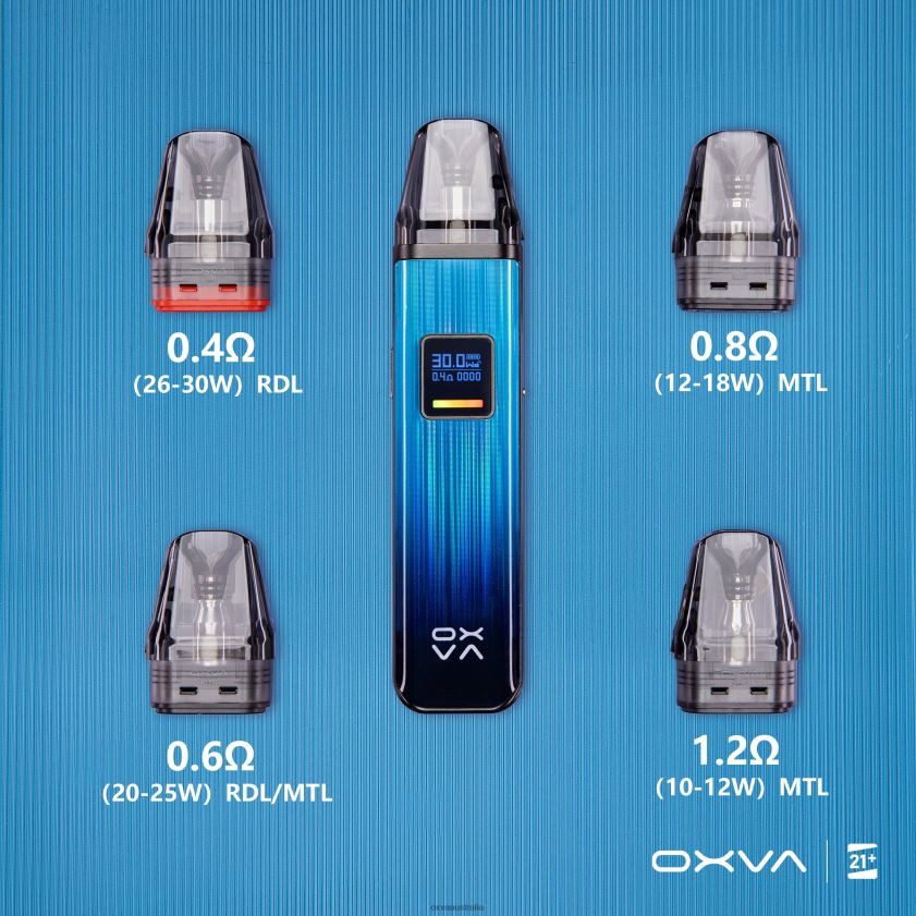 OXVA vape flavors - GREY 8425B83 OXVA XLIM V3 CARTRIDGE TOP FILL