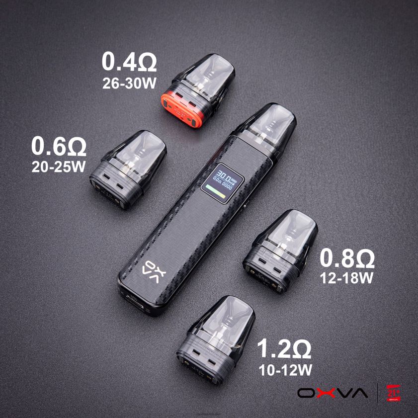 OXVA vape flavors - GREY 8425B83 OXVA XLIM V3 CARTRIDGE TOP FILL